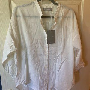 Everlane Collarless Air Shirt